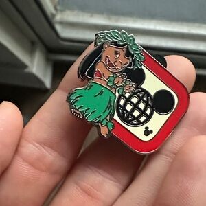 Authentic Disney 2025 Lilo D Pin - Wave B